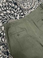 Olive Cord Plain Kordelzug - Herren