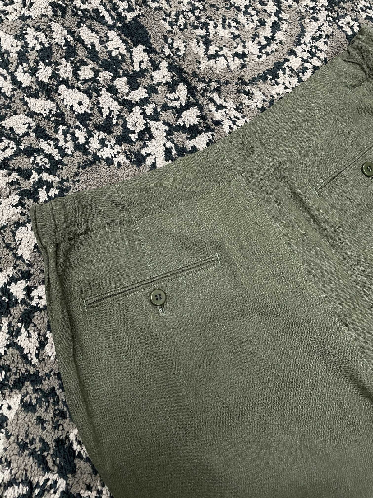 Olive Cord Plain Kordelzug - Herren