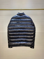 Black and Grey Puffer Jacket - Men's