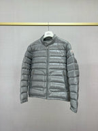 Black and Grey Puffer Jacket - Men's