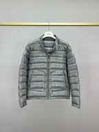 Black and Grey Puffer Jacket - Men's