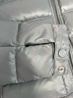 Black and Grey Puffer Jacket - Men's