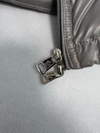 Black and Grey Puffer Jacket - Men's