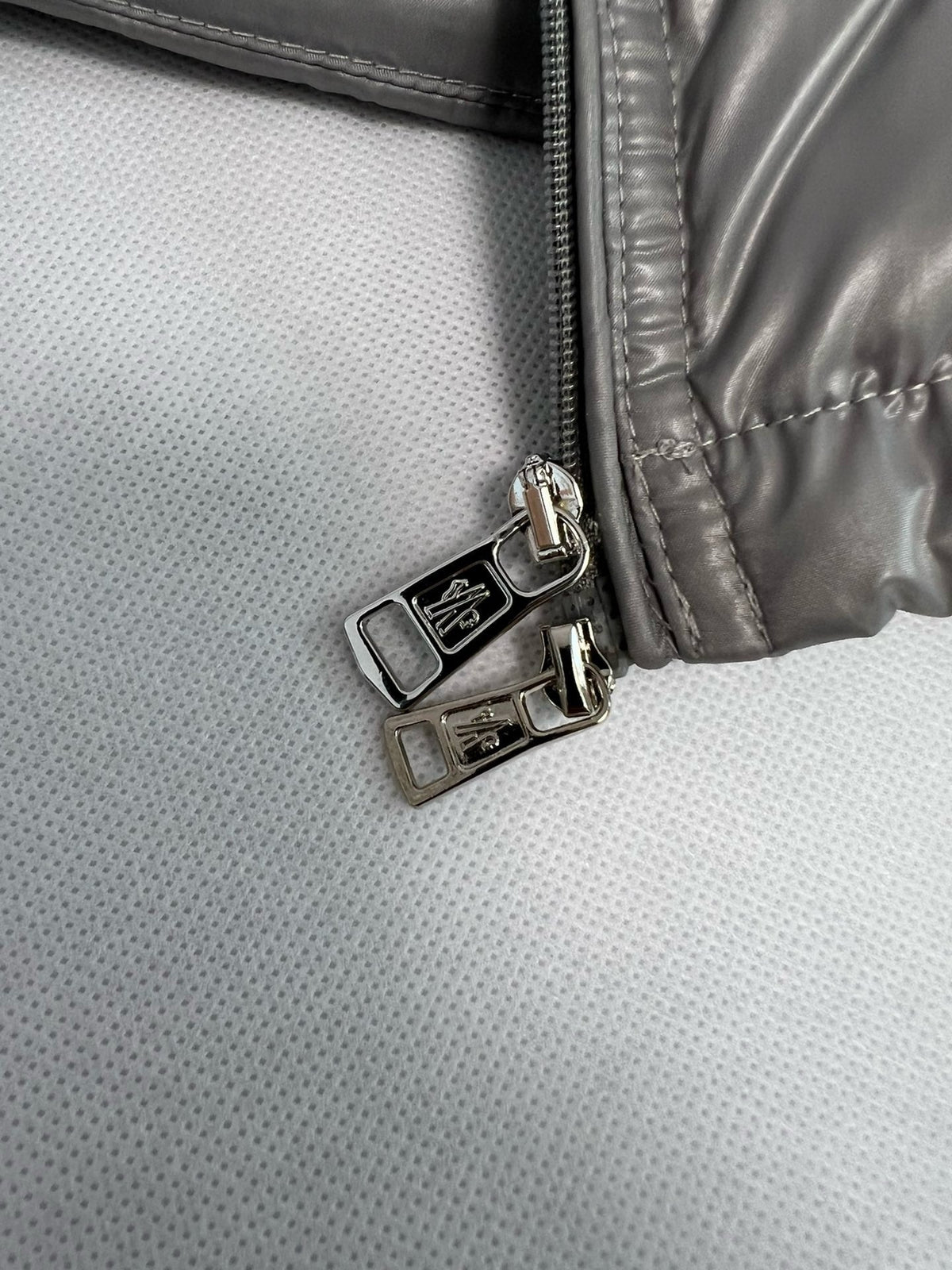 Black and Grey Puffer Jacket - Men's