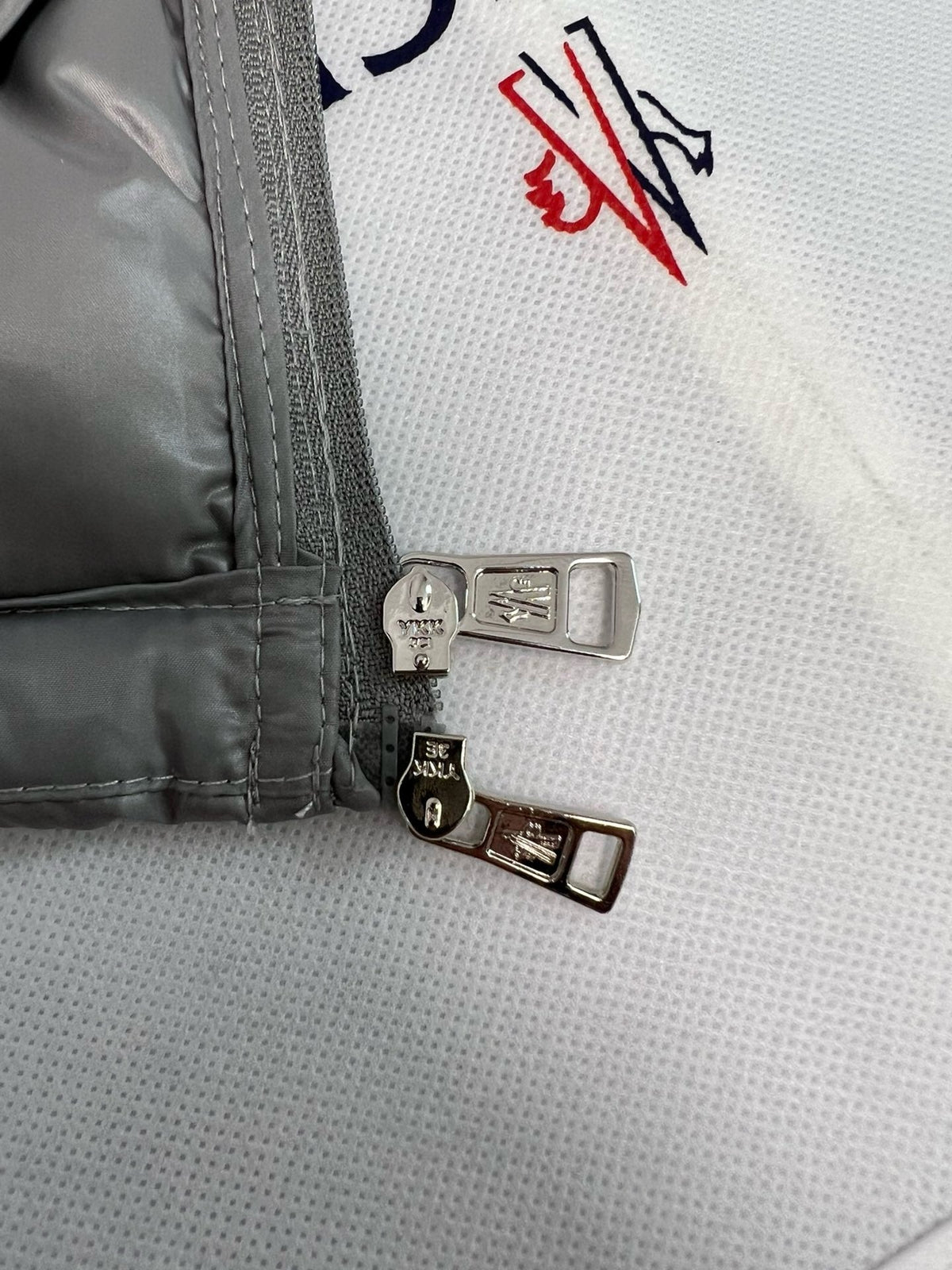 Black and Grey Puffer Jacket - Men's