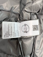 Black and Grey Puffer Jacket - Men's