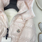 Schwarz-weiße Steppjacke – Herren