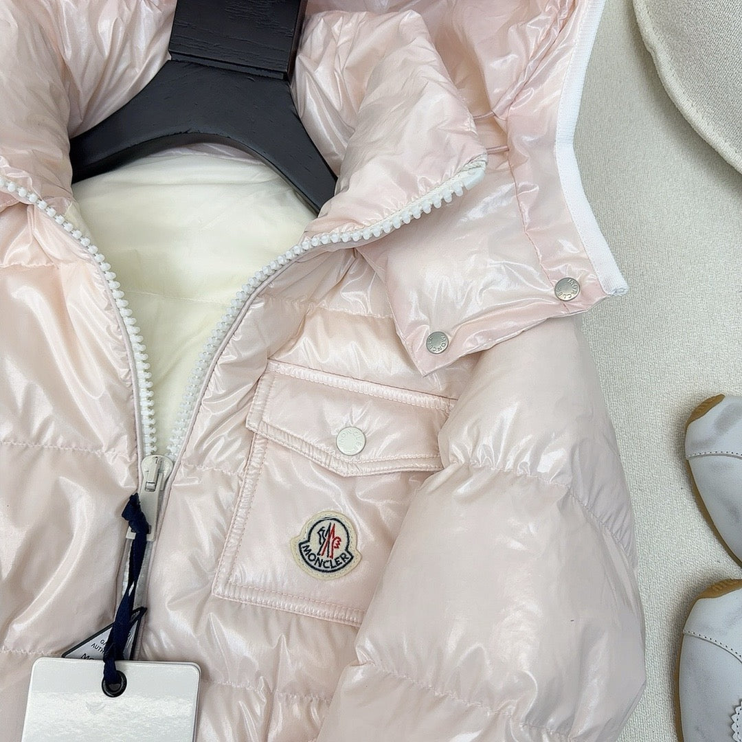 Schwarz-weiße Steppjacke – Herren
