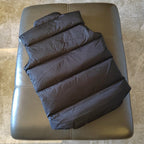 Blaue Nylon-Steppweste – Herren