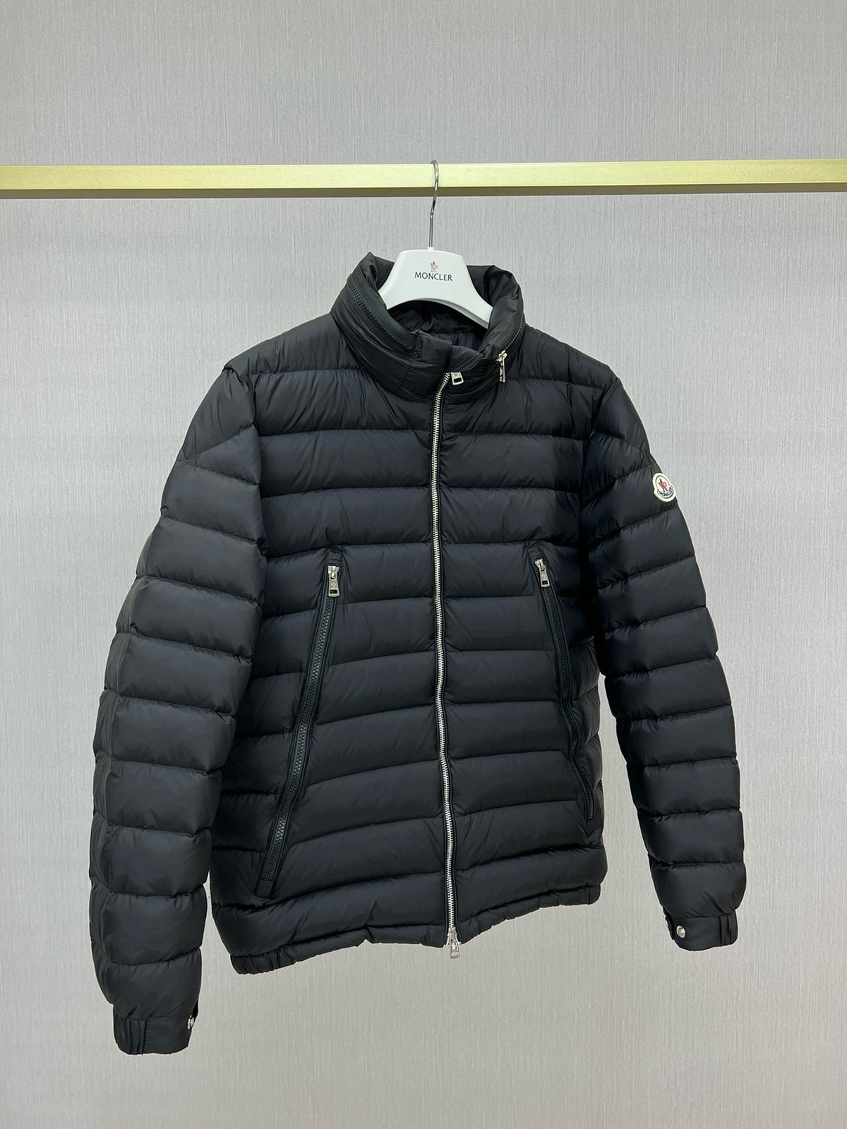 Black Puffer Jacket - Men's