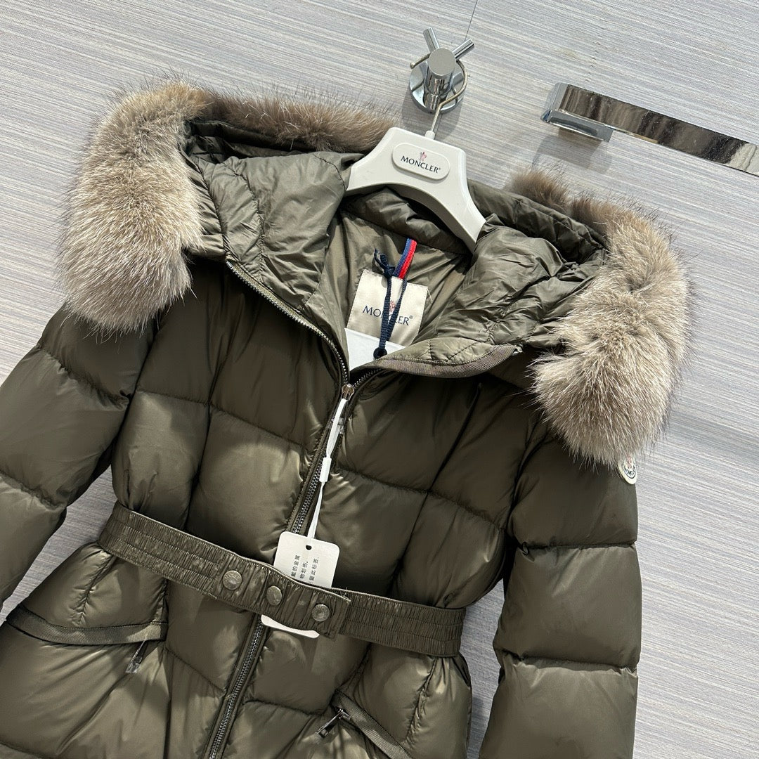 Schwarz-weiße Steppjacke – Damen