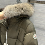 Schwarz-weiße Steppjacke – Damen