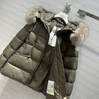 Schwarz-weiße Steppjacke – Damen