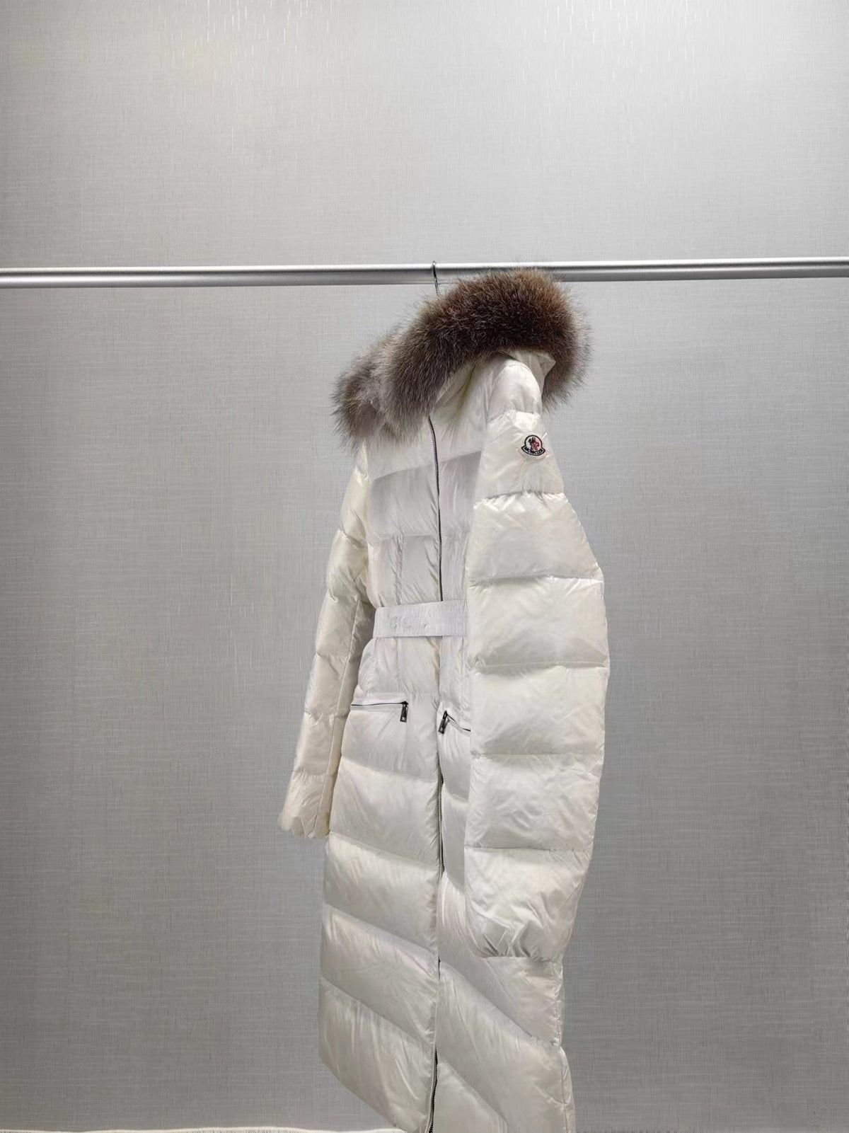 Black and White Puffer Jacket - Women's