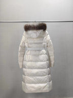 Black and White Puffer Jacket - Women's