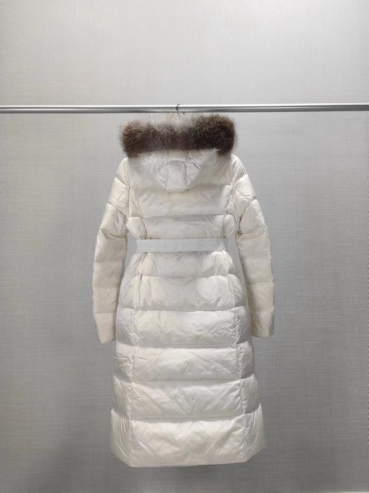 Black and White Puffer Jacket - Women's