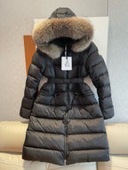 Black and White Puffer Jacket - Women's