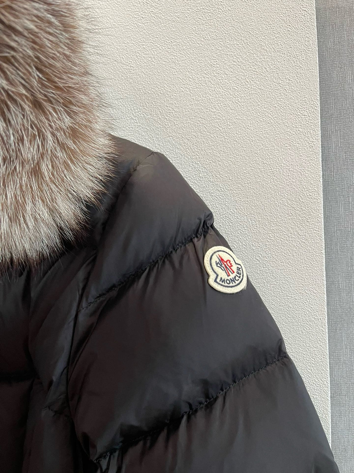 Black and White Puffer Jacket - Women's