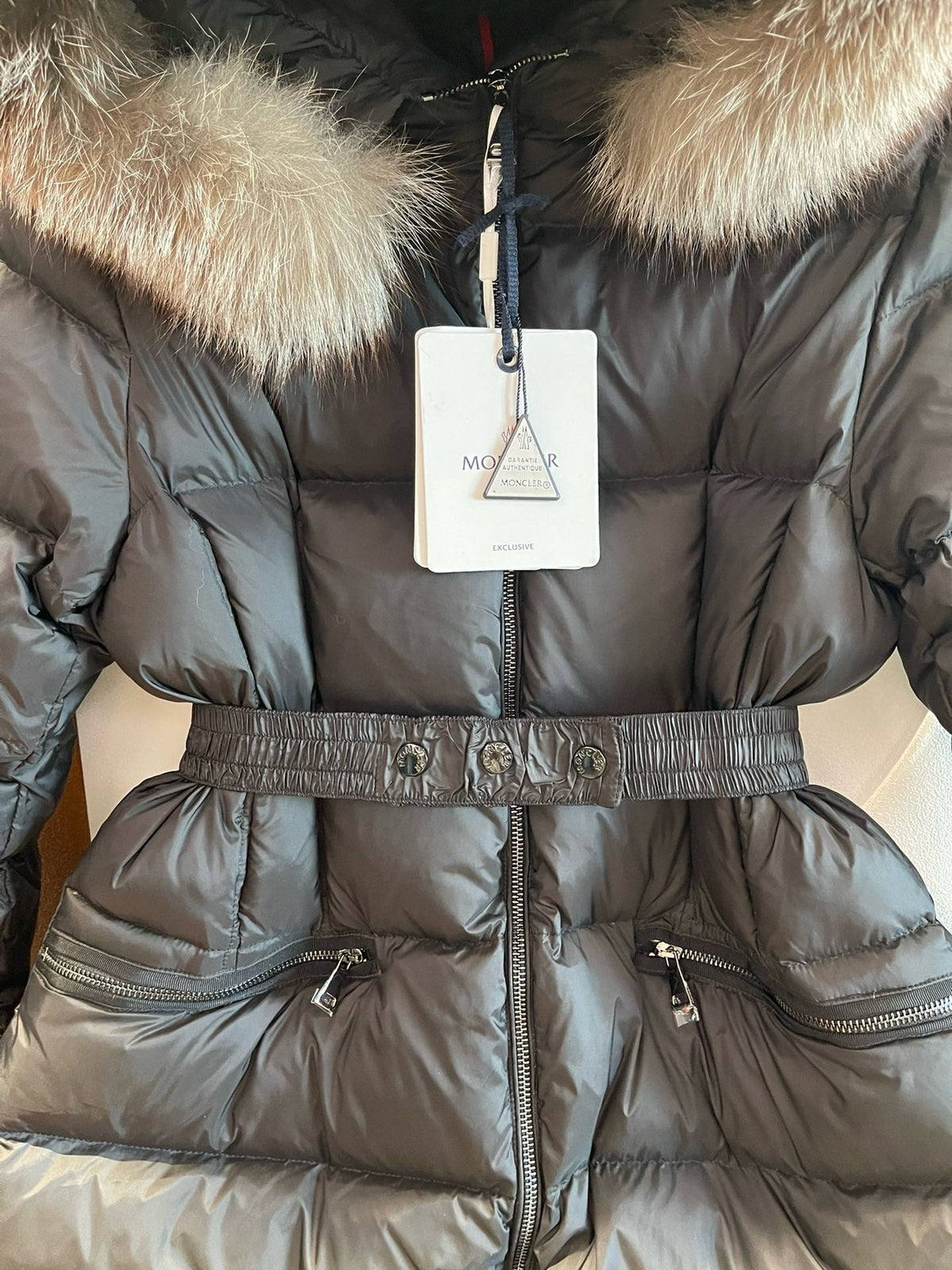 Black and White Puffer Jacket - Women's