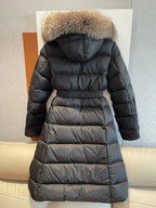 Black and White Puffer Jacket - Women's