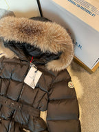 Black and White Puffer Jacket - Women's