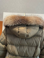Black and White Puffer Jacket - Women's