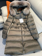 Black and White Puffer Jacket - Women's