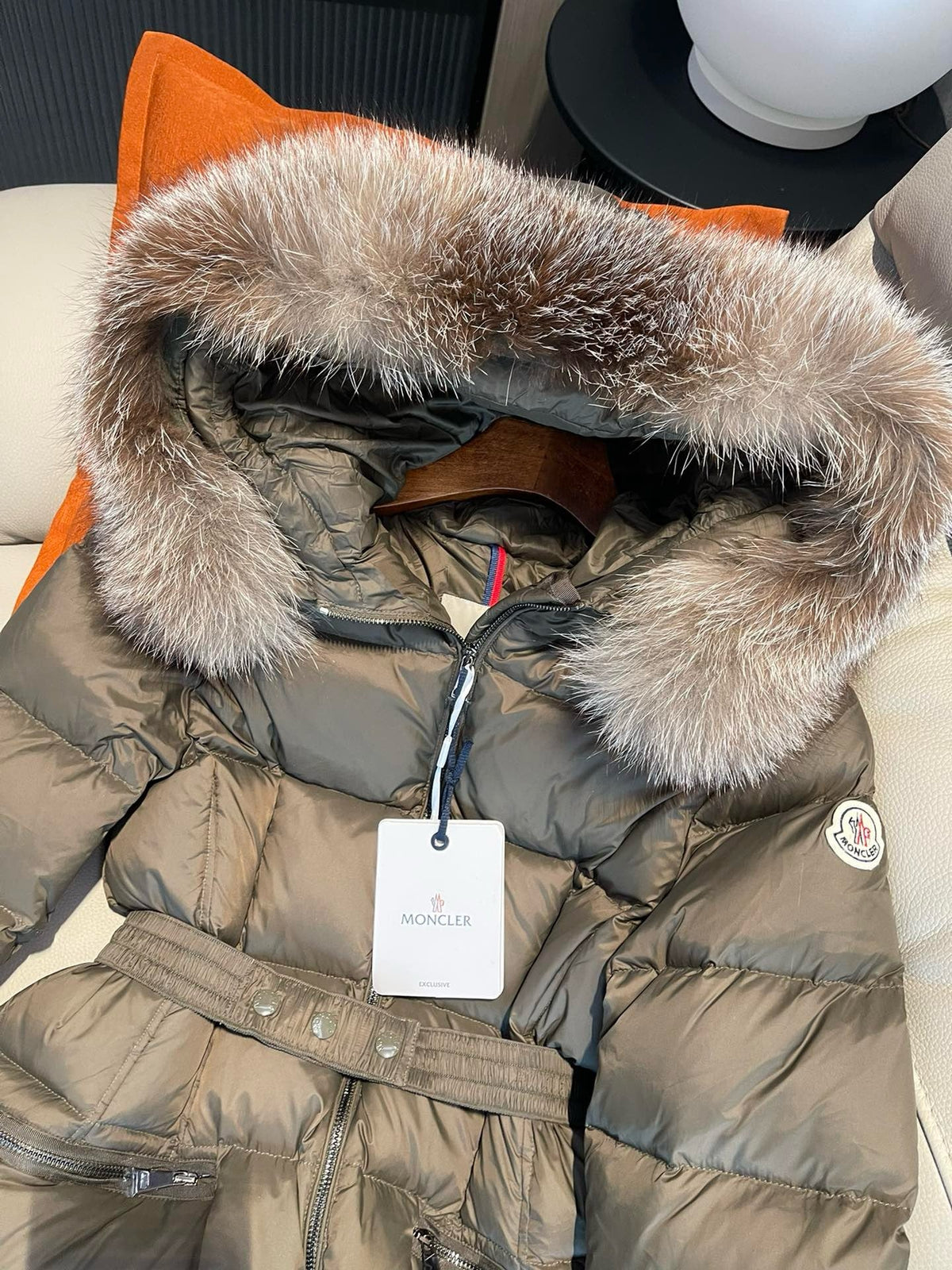 Black and White Puffer Jacket - Women's