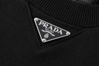 Graues Baumwoll-Rundhals-Sweatshirt mit kleinem Logo – Herren