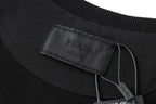 Graues Baumwoll-Rundhals-Sweatshirt mit kleinem Logo – Herren