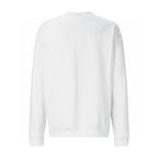 Graues Baumwoll-Rundhals-Sweatshirt mit kleinem Logo – Herren