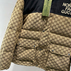 Black and Green Puffer Jacket - Men's