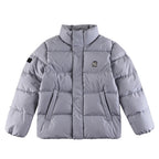 Black and White Puffer Jacket - Men's