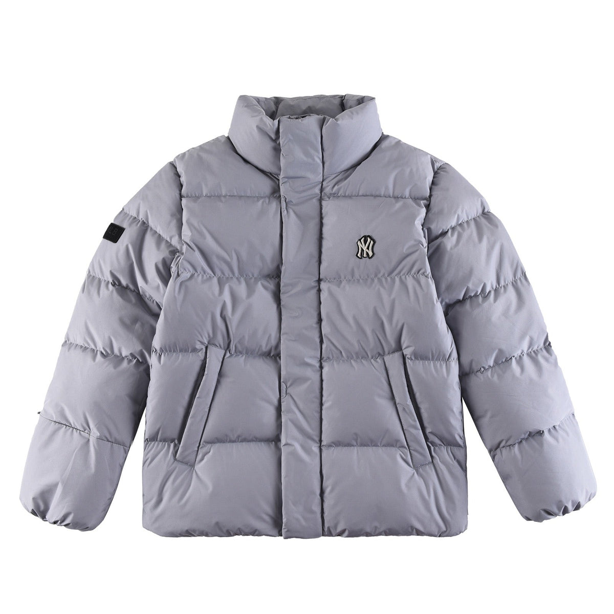 Black and White Puffer Jacket - Men's