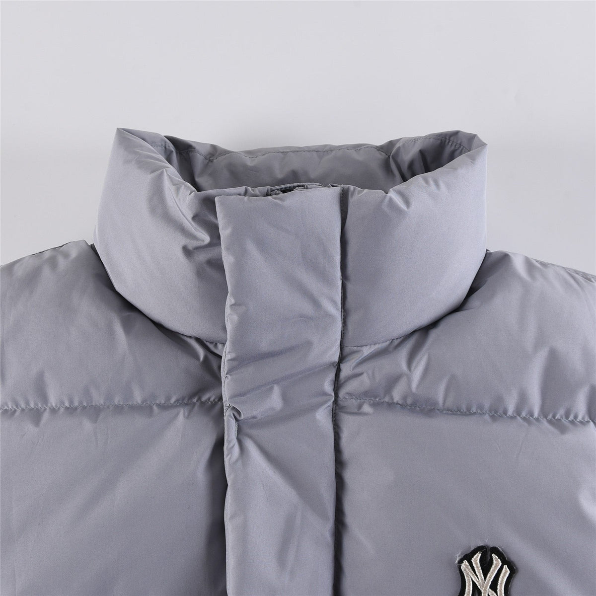 Black and White Puffer Jacket - Men's