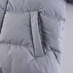 Black and White Puffer Jacket - Men's