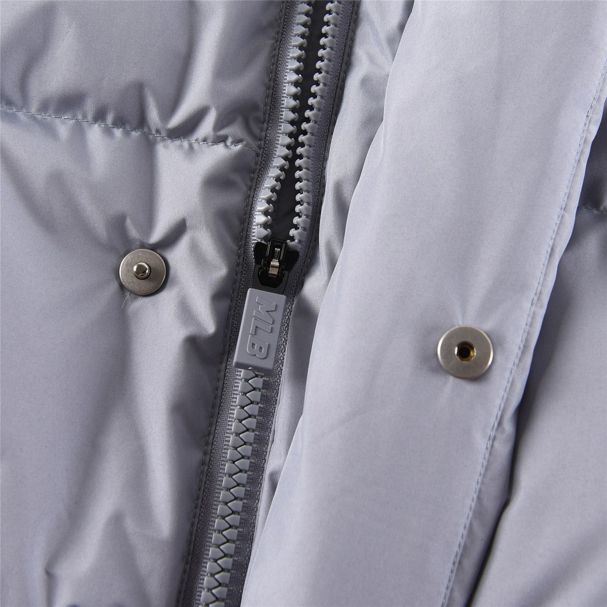 Black and White Puffer Jacket - Men's