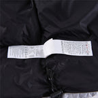 Black and White Puffer Jacket - Men's
