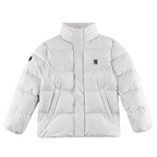 Black and White Puffer Jacket - Men's