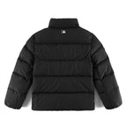 Black and White Puffer Jacket - Men's