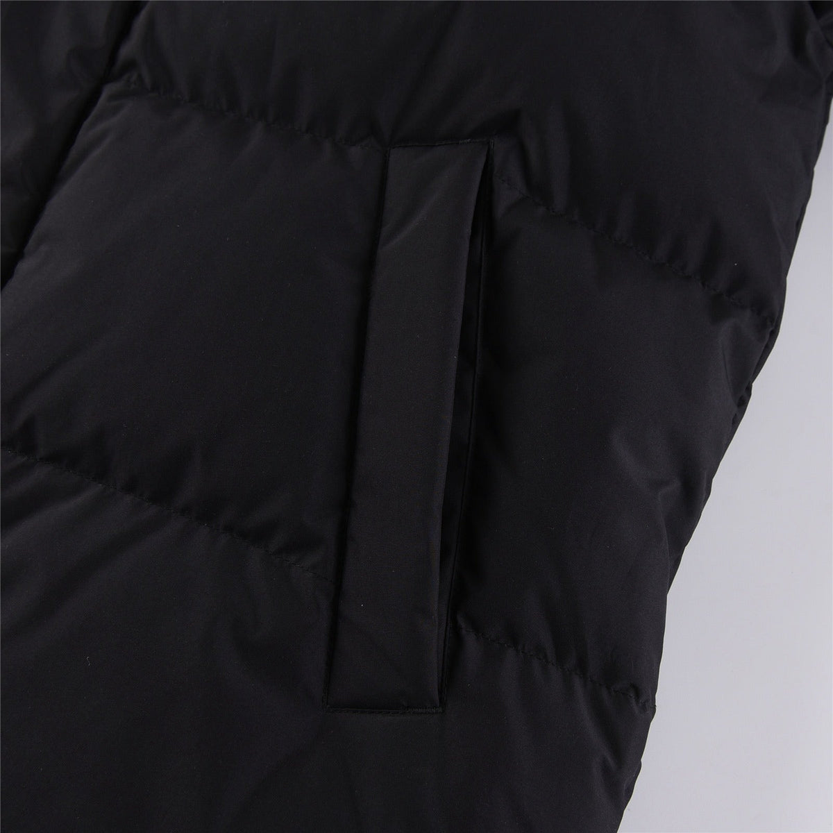Black and White Puffer Jacket - Men's