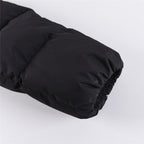 Black and White Puffer Jacket - Men's