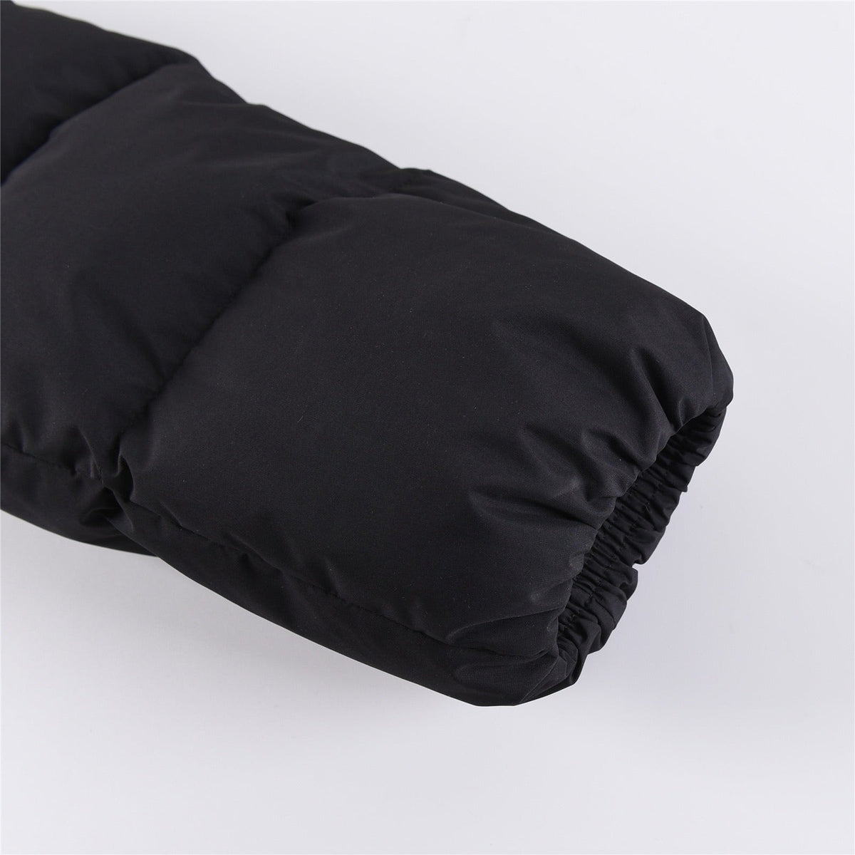 Black and White Puffer Jacket - Men's