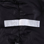 Black and White Puffer Jacket - Men's