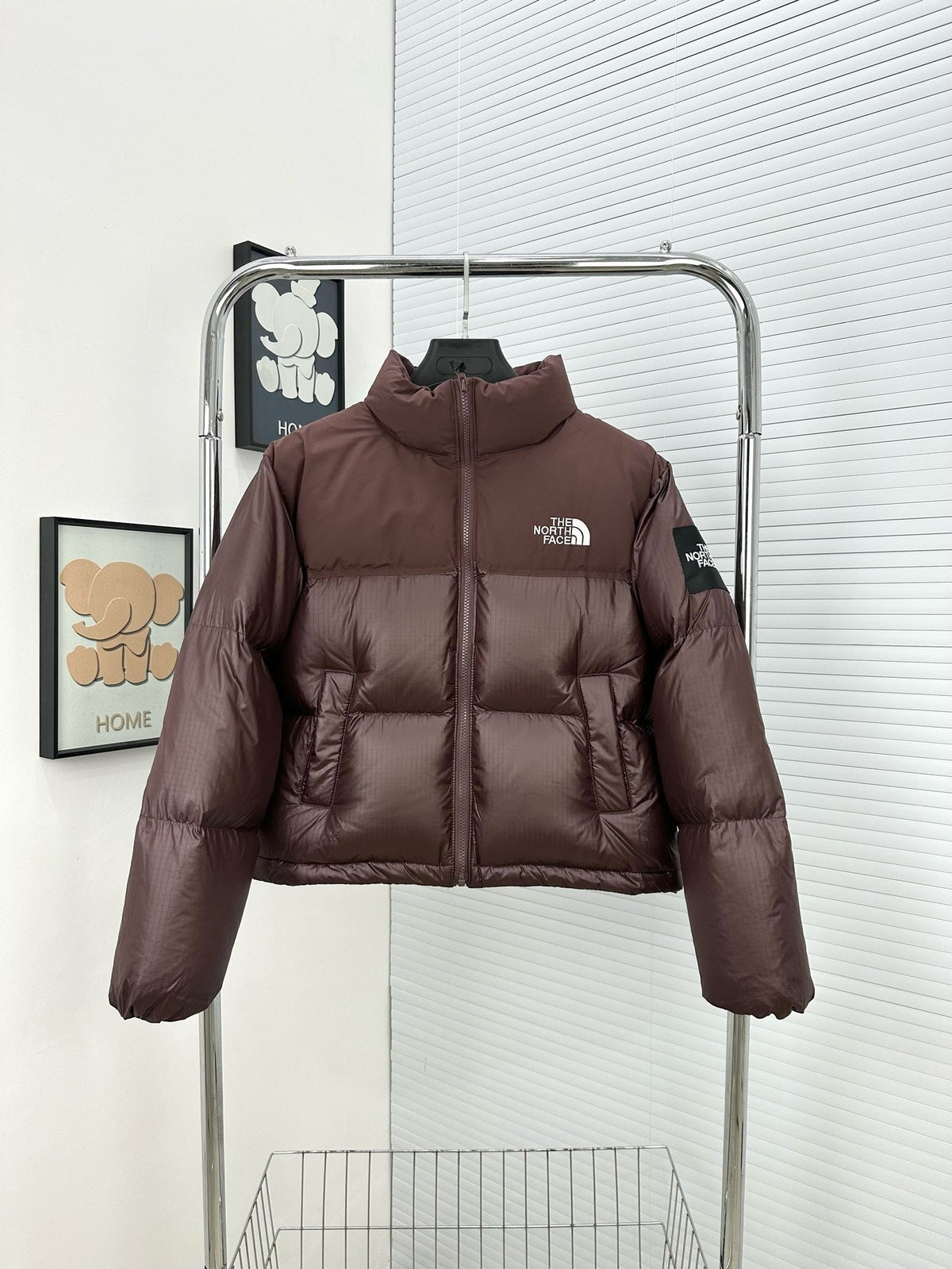 Brown Puffer Jacket - Men's