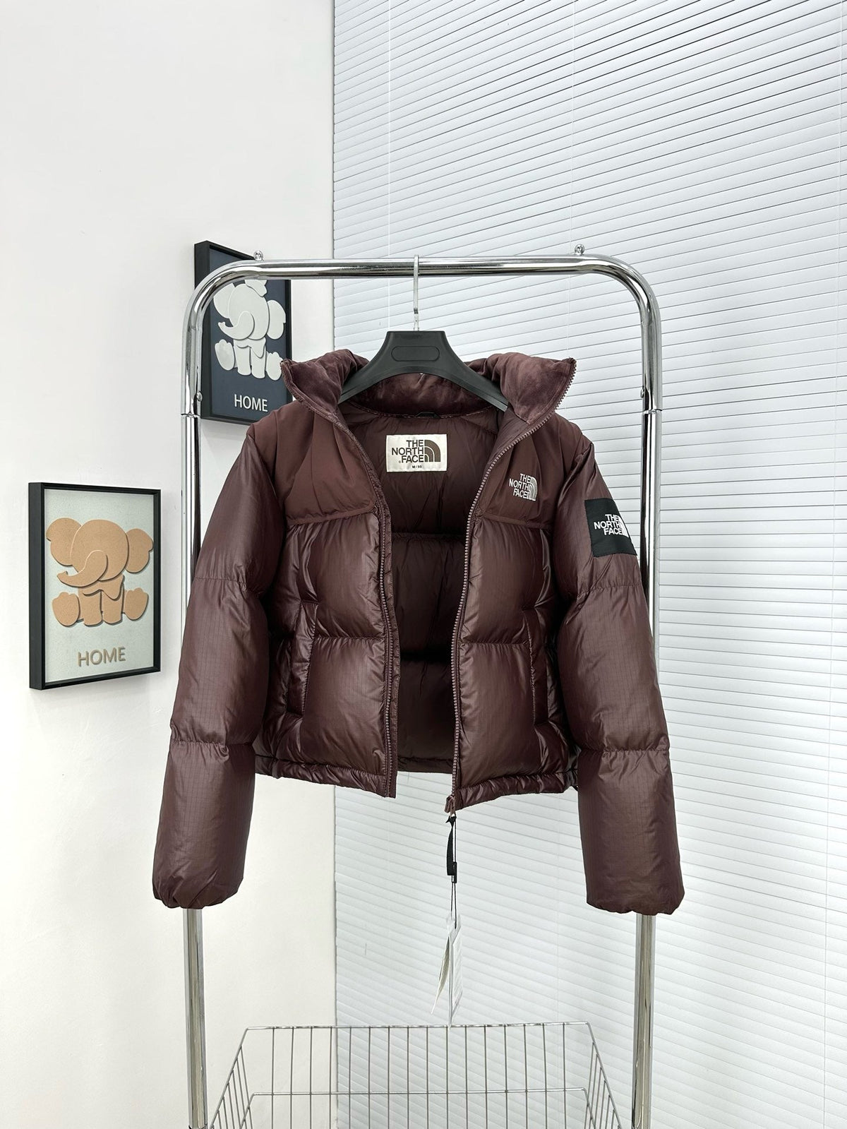 Brown Puffer Jacket - Men's