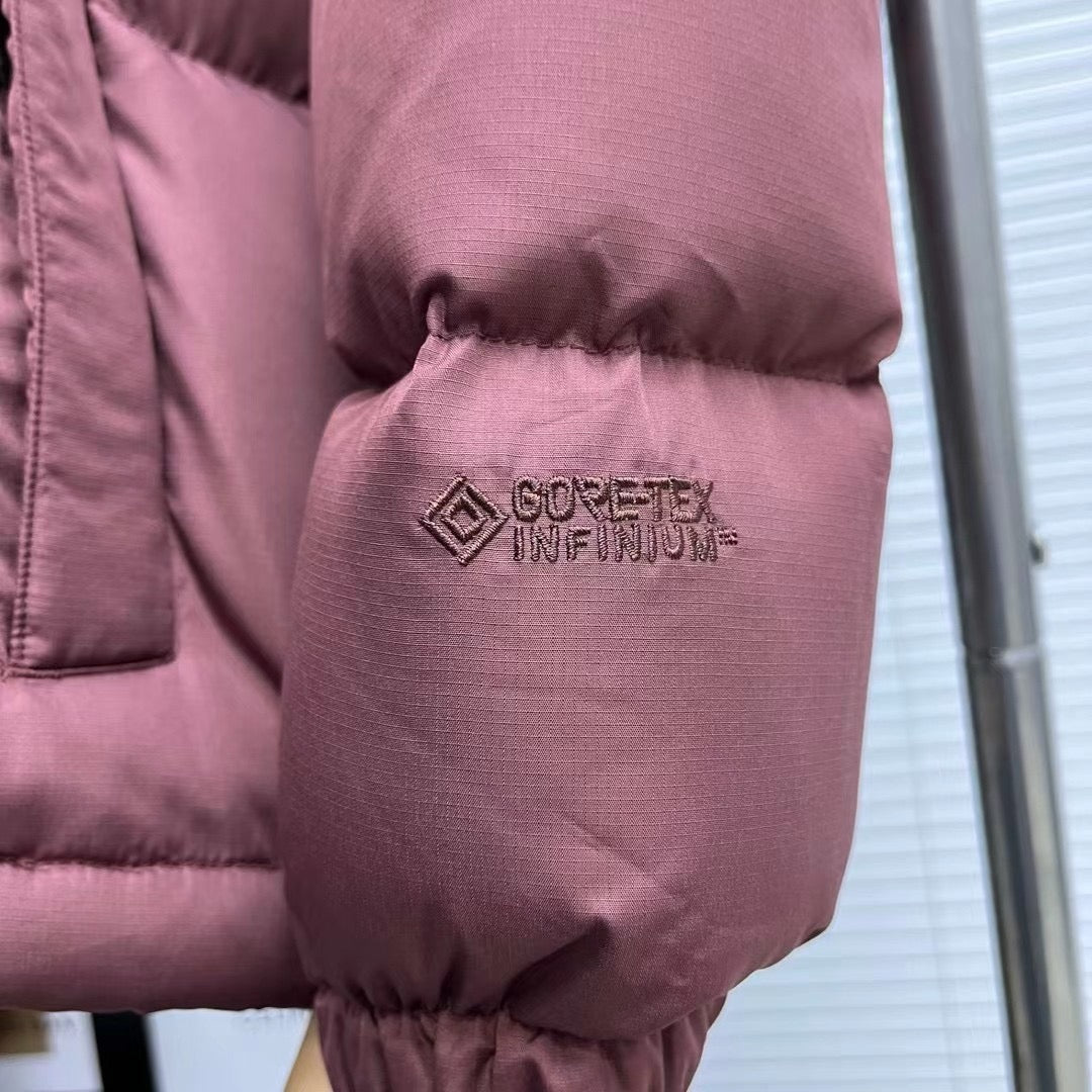 Black and Grey Puffer Jacket - Men's