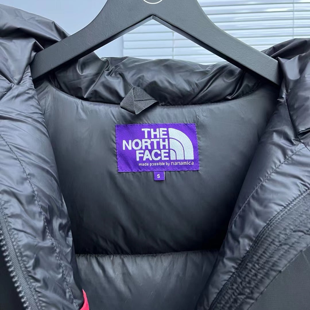 Black and Grey Puffer Jacket - Men's