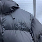 Black and Grey Puffer Jacket - Men's