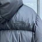 Black and Grey Puffer Jacket - Men's